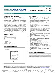 DS2149Q datasheet pdf MAXIM - Dallas Semiconductor