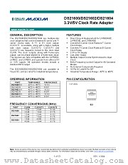 DS21604SN datasheet pdf MAXIM - Dallas Semiconductor