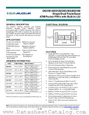 DS3181N datasheet pdf MAXIM - Dallas Semiconductor