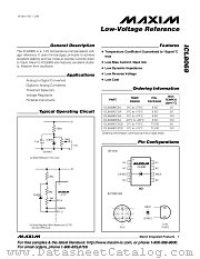 ICL8069BCZQ2 datasheet pdf MAXIM - Dallas Semiconductor