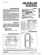 ICM7212MIPL datasheet pdf MAXIM - Dallas Semiconductor