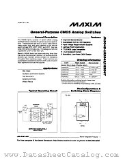 IH5045MJE datasheet pdf MAXIM - Dallas Semiconductor