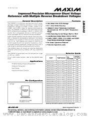 LM4040BIM3-2.5-T datasheet pdf MAXIM - Dallas Semiconductor
