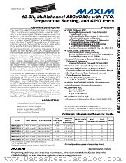 MAX1222BETX datasheet pdf MAXIM - Dallas Semiconductor