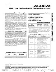 MAX1254EVC16 datasheet pdf MAXIM - Dallas Semiconductor