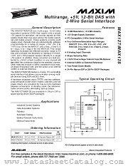 MAX127BCNG datasheet pdf MAXIM - Dallas Semiconductor