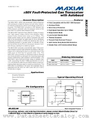 MAX13051ESA datasheet pdf MAXIM - Dallas Semiconductor