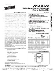 MAX1416CUE datasheet pdf MAXIM - Dallas Semiconductor