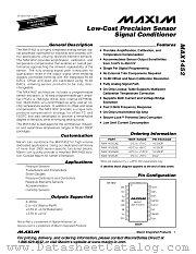 MAX1452C datasheet pdf MAXIM - Dallas Semiconductor