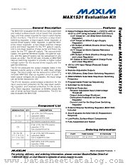 MAX1531EVKIT datasheet pdf MAXIM - Dallas Semiconductor