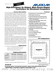 MAX1533ETJ datasheet pdf MAXIM - Dallas Semiconductor