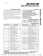 MAX1538EVKIT datasheet pdf MAXIM - Dallas Semiconductor