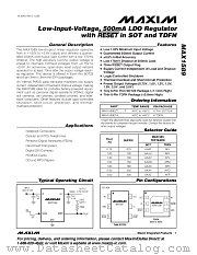 MAX1589EZT250-T datasheet pdf MAXIM - Dallas Semiconductor