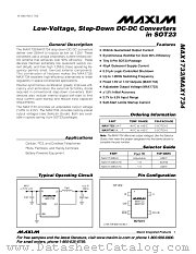MAX1734EUK-T datasheet pdf MAXIM - Dallas Semiconductor
