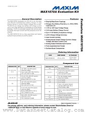MAX1870AEVKIT datasheet pdf MAXIM - Dallas Semiconductor
