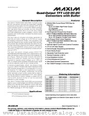 MAX1883EUG datasheet pdf MAXIM - Dallas Semiconductor