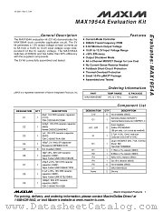 MAX1954AEVKIT datasheet pdf MAXIM - Dallas Semiconductor