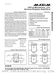 MAX2633EUK-T datasheet pdf MAXIM - Dallas Semiconductor