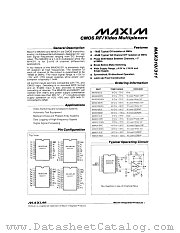 MAX311EJN datasheet pdf MAXIM - Dallas Semiconductor