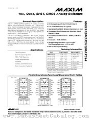 MAX314CSE datasheet pdf MAXIM - Dallas Semiconductor