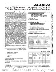 MAX3244ECWI datasheet pdf MAXIM - Dallas Semiconductor