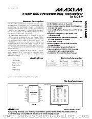 MAX3346EEUD datasheet pdf MAXIM - Dallas Semiconductor