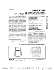 MAX339ESE datasheet pdf MAXIM - Dallas Semiconductor