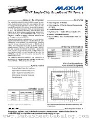 MAX3553CGM datasheet pdf MAXIM - Dallas Semiconductor