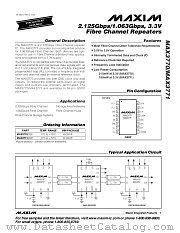 MAX3771CEE datasheet pdf MAXIM - Dallas Semiconductor