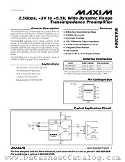 MAX3864D datasheet pdf MAXIM - Dallas Semiconductor