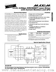 MAX3869EHJ datasheet pdf MAXIM - Dallas Semiconductor