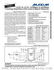 MAX3968E_D datasheet pdf MAXIM - Dallas Semiconductor