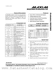 MAX3969EVKIT datasheet pdf MAXIM - Dallas Semiconductor