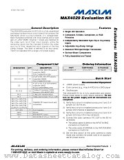 MAX4029EVKIT datasheet pdf MAXIM - Dallas Semiconductor