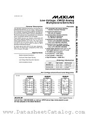 MAX4052C_D datasheet pdf MAXIM - Dallas Semiconductor