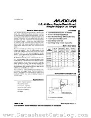 MAX406AEPA datasheet pdf MAXIM - Dallas Semiconductor