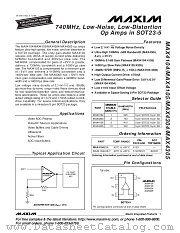 MAX4305EUK-T datasheet pdf MAXIM - Dallas Semiconductor