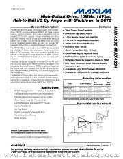 MAX4234AUD datasheet pdf MAXIM - Dallas Semiconductor