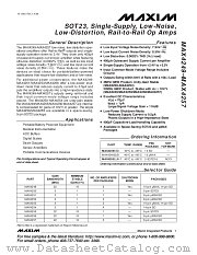 MAX4252EUA datasheet pdf MAXIM - Dallas Semiconductor