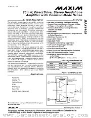 MAX4409EUD datasheet pdf MAXIM - Dallas Semiconductor