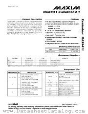 MAX4411EVKIT datasheet pdf MAXIM - Dallas Semiconductor