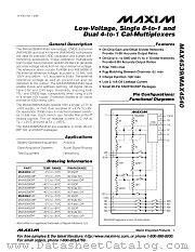 MAX4540PWP datasheet pdf MAXIM - Dallas Semiconductor