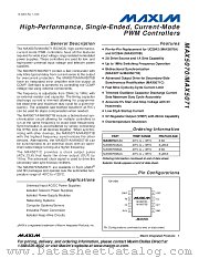 MAX5070AASA datasheet pdf MAXIM - Dallas Semiconductor
