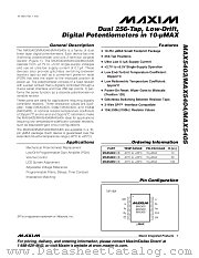 MAX5404EUA datasheet pdf MAXIM - Dallas Semiconductor