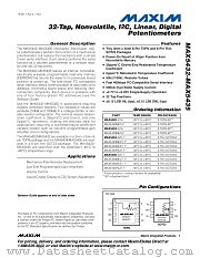 MAX5435LEZT-T datasheet pdf MAXIM - Dallas Semiconductor