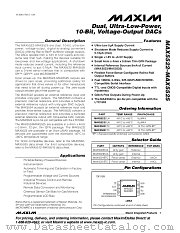 MAX5523EUA datasheet pdf MAXIM - Dallas Semiconductor