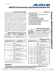 MAX5734EVC16 datasheet pdf MAXIM - Dallas Semiconductor