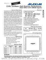 MAX5873EGK datasheet pdf MAXIM - Dallas Semiconductor