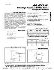 MAX6033BAUT50-T datasheet pdf MAXIM - Dallas Semiconductor