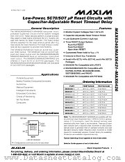 MAX6422US29-T datasheet pdf MAXIM - Dallas Semiconductor